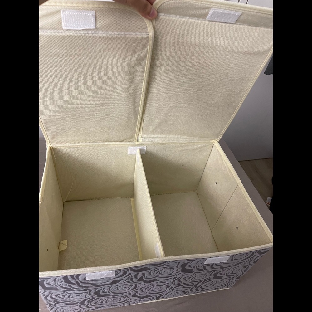 🔲Rose-Detailed Storage bins🌹 - Picture 8 of 12